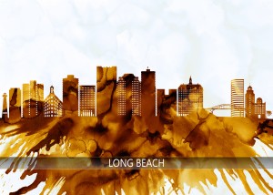 Long Beach California Skyline